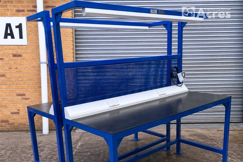 ¿Cómo aplicar Lean Manufacturing y 5S en puestos de trabajo? mobiliario industrial planta workstation workbenches cabinets custom acres engineering (10)