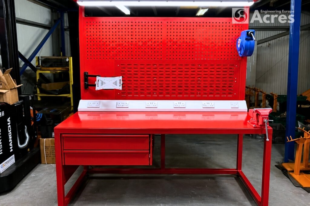 ¿Cómo aplicar Lean Manufacturing y 5S en puestos de trabajo? mobiliario industrial planta workstation workbenches cabinets custom acres engineering (2)