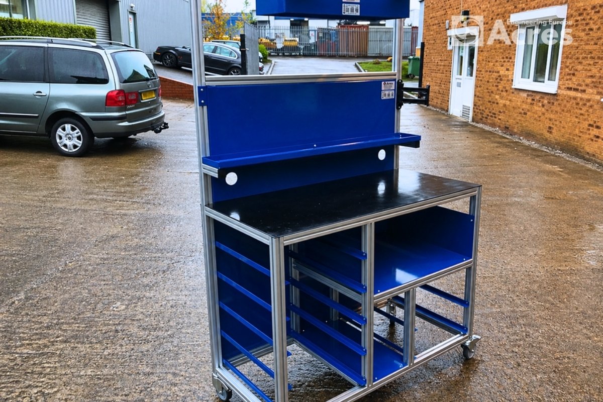 mobiliario industrial planta workstation workbenches cabinets custom acres engineering (3)