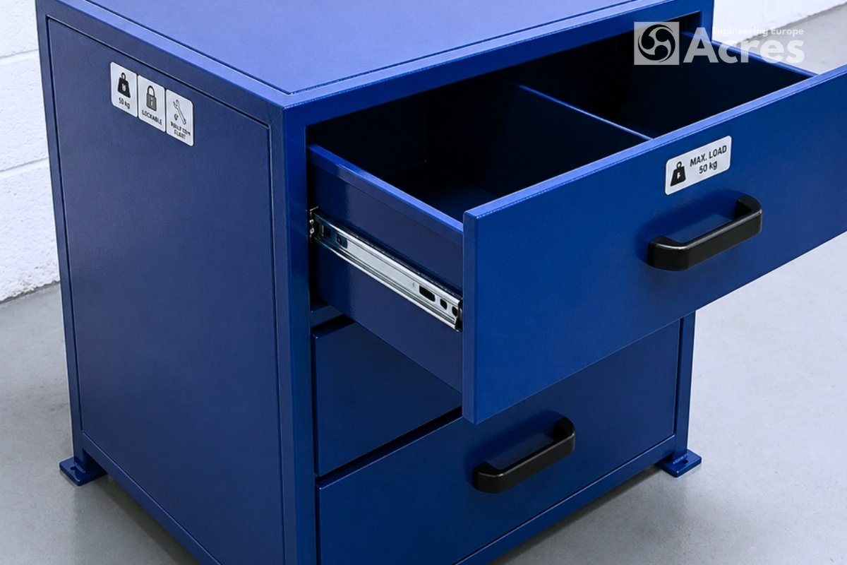 mobiliario industrial planta workstation workbenches cabinets custom acres engineering (40)