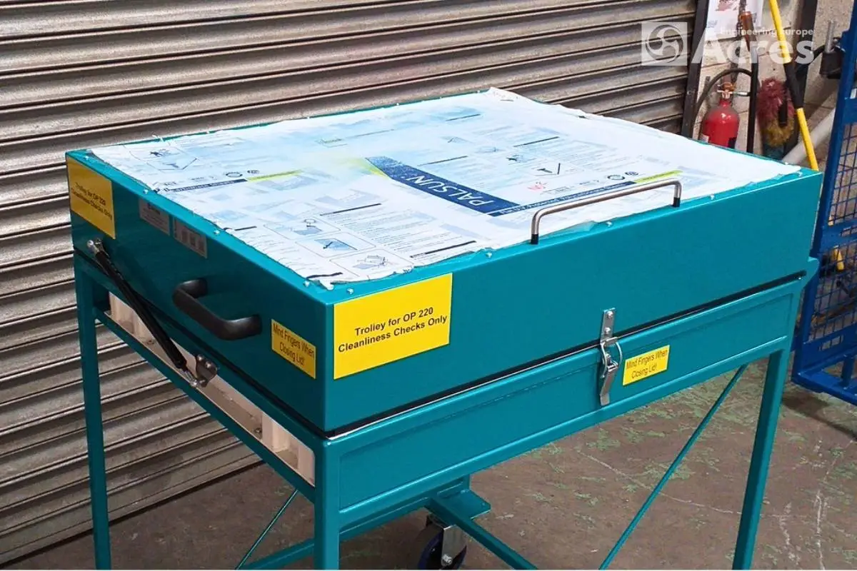 carros industriales a medida limpieza componentes jlr soluciones personalizadas planta produccion ingenieria diseño fabricacion cleanliness test trolley (4)