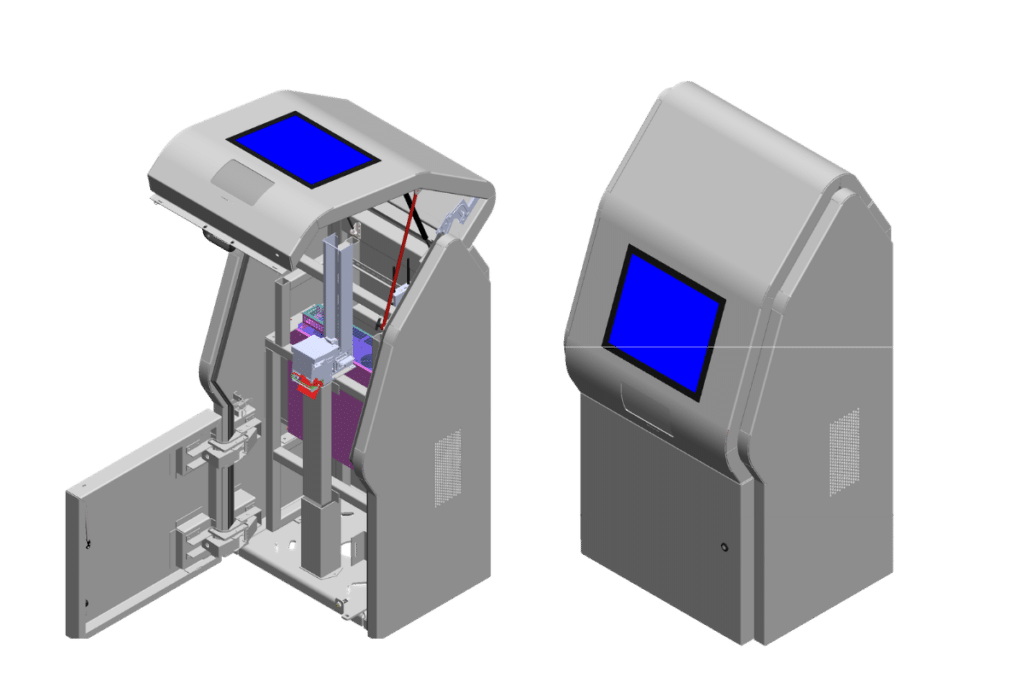 custom ticket machine maquinaria a medida soluciones industriales acres engineering